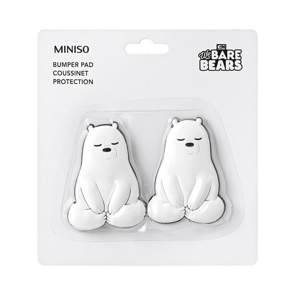 Miniso We Bare Bears Collection 4.0 Bumper Pad 2pcs (Ice Bear) 2010645910105