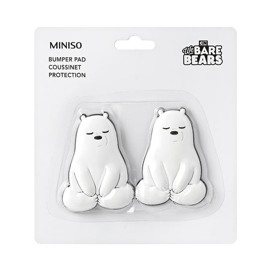 Miniso We Bare Bears Collection 4.0 Bumper Pad 2pcs (Ice Bear) 2010645910105