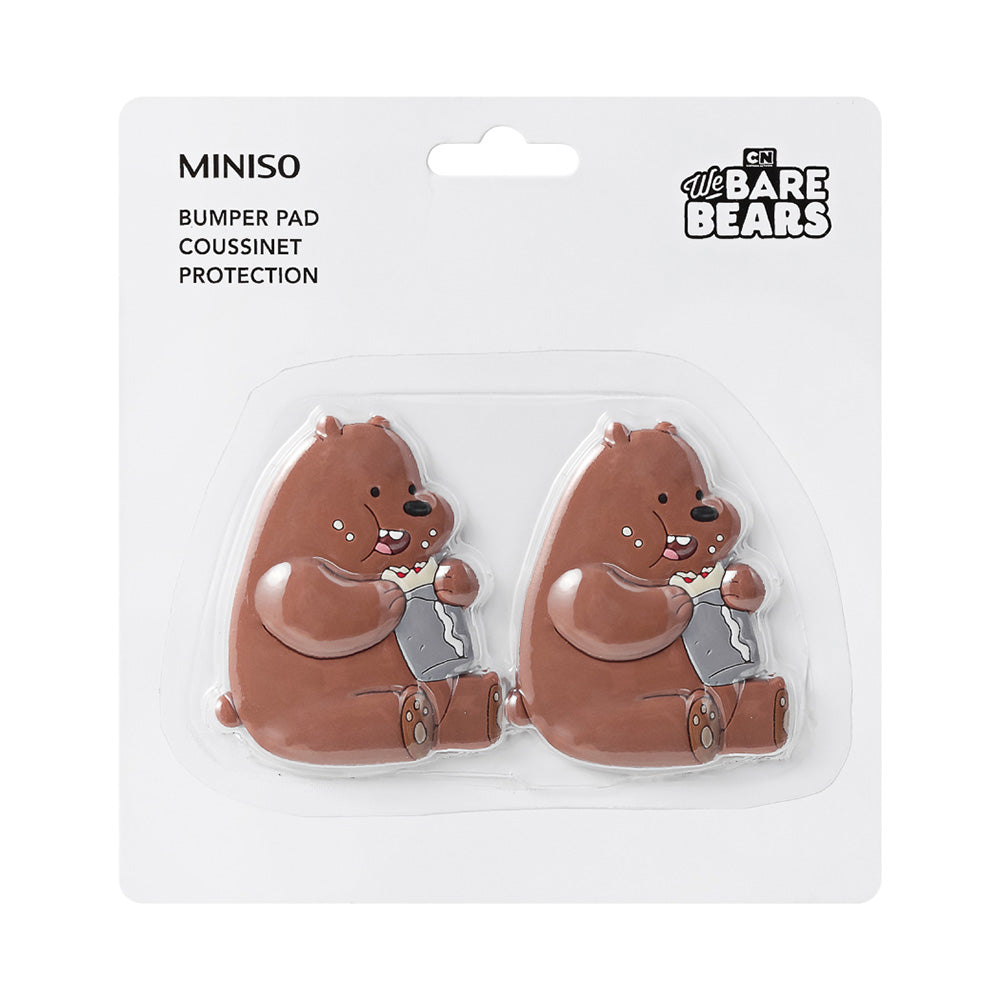 Miniso We Bare Bears Collection 4.0 Bumper Pad 2pcs (Grizzly) 2010645911102