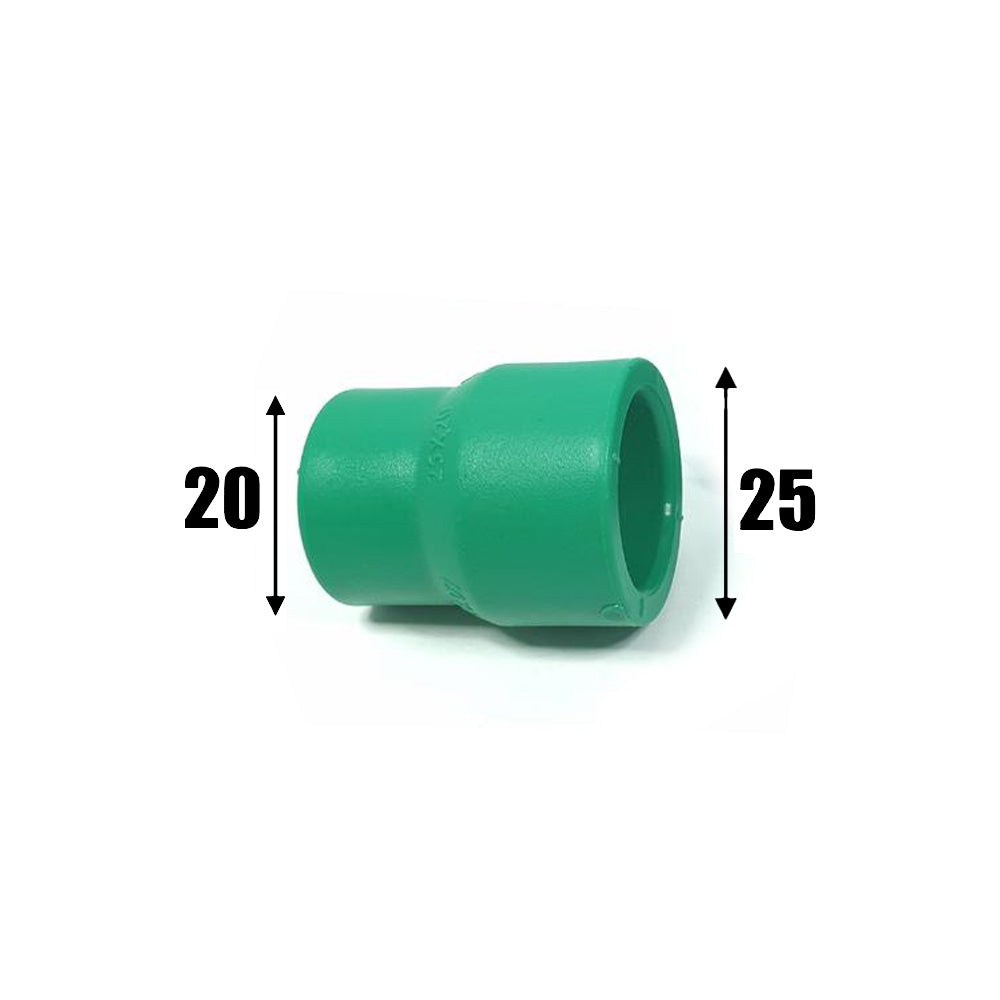 Lesso Reducer, Green Color, 25mm x 20mm