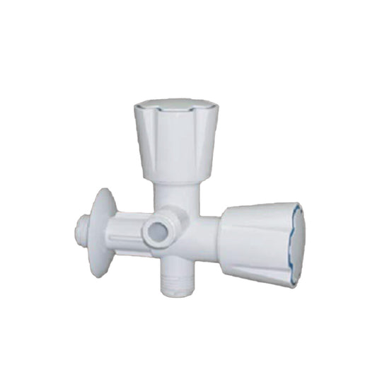 WATERTEC Stopvalve RA 2W M601B 1/2B  Monaco White