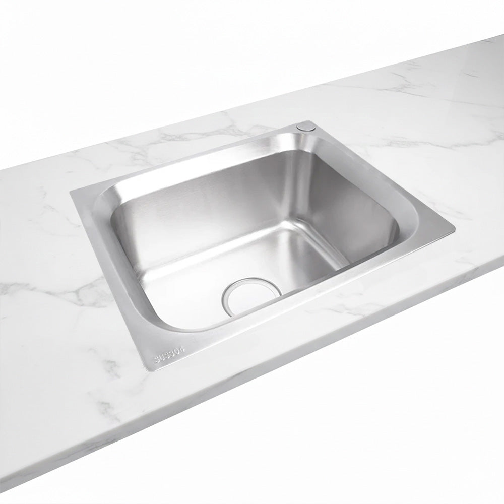Stainless Steel Sink Square Edge SS304 50x40x21.5cm