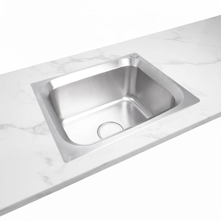 Stainless Steel Sink Square Edge SS304 50x40x21.5cm