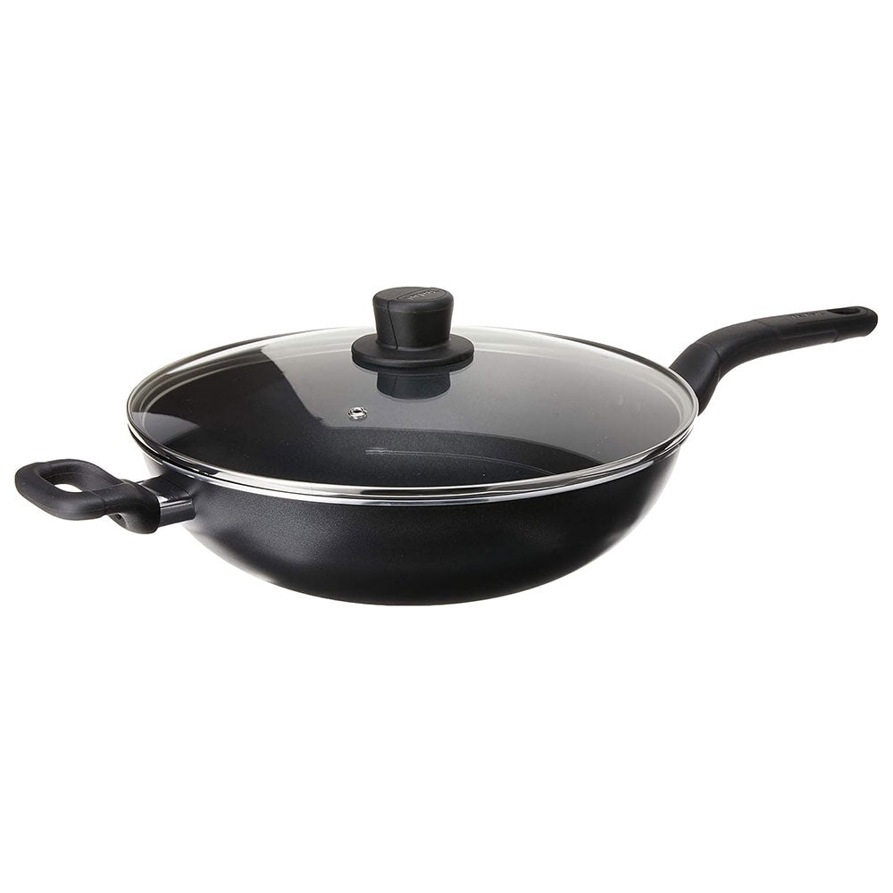 Tefal Cook Easy Black Wokpan 32 + Glass Lid