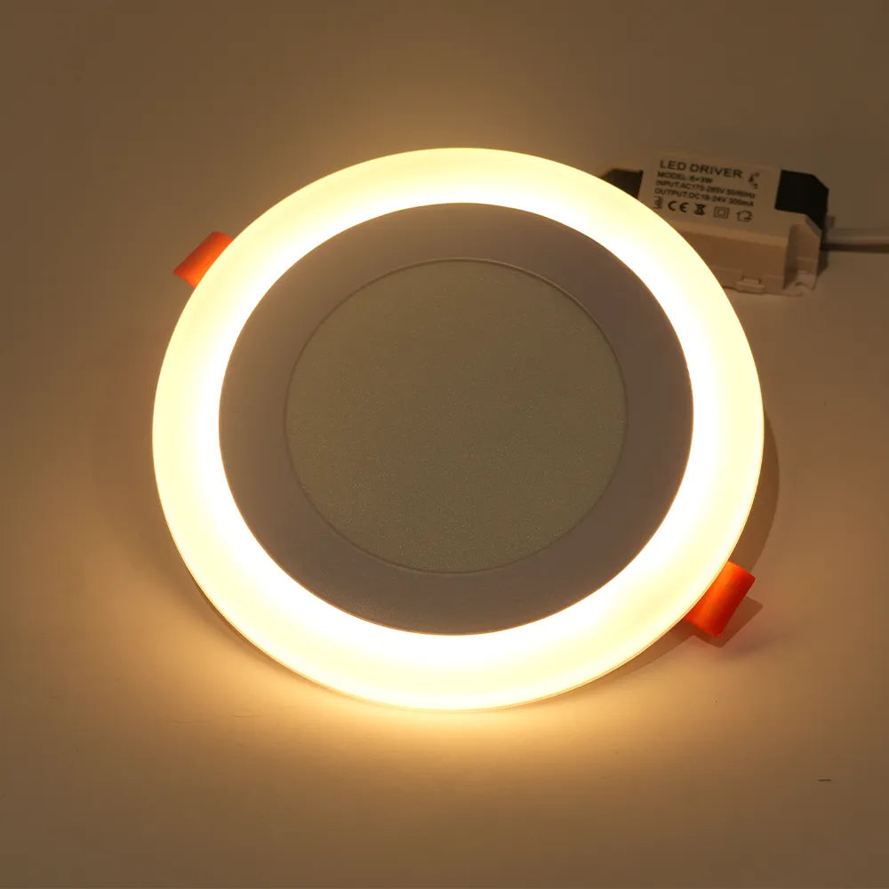 SANYING LED PANEL LIGHT ROUND 6+3W