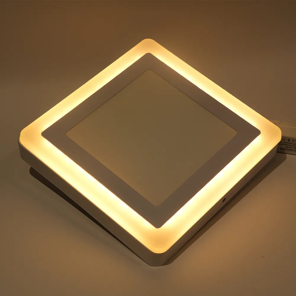 Sanying LED Ceiling Light Square 12+4W