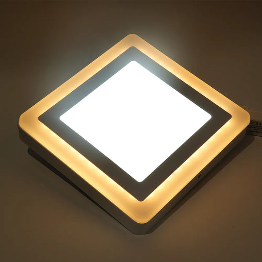 Sanying LED Ceiling Light Square 12+4W