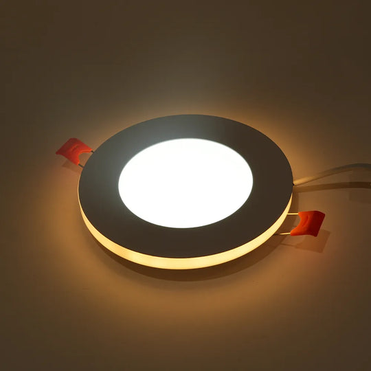 SANYING LED CEILING LIGHT ROUND RECESSED 12+4W