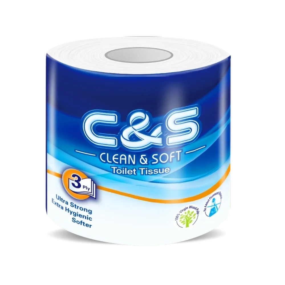 C&S Toilet paper ultra soft 206 sheets x 3 ply 140G, TJ001-10X