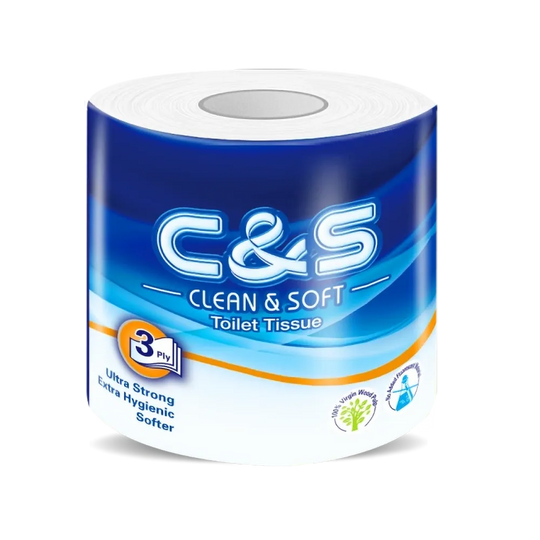 C&S Toilet paper ultra soft 206 sheets x 3 ply 140G, TJ001-10X