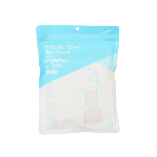 Miniso Portable Travel Bath Towel (2 Pcs) 2014256110107