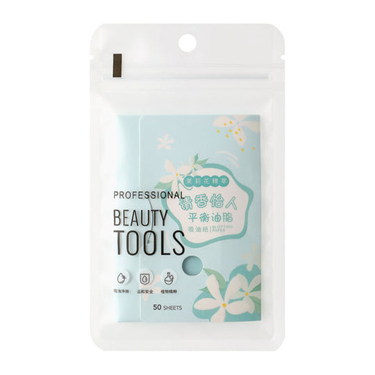 Miniso Jasmine Refreshing Oil Absorbing Sheets (50 Sheets) 2010158410109