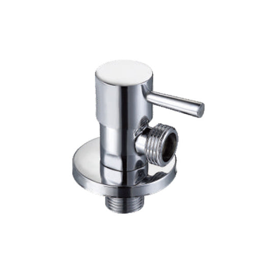 Round Angle Valve Chrome A603-C 1/2"