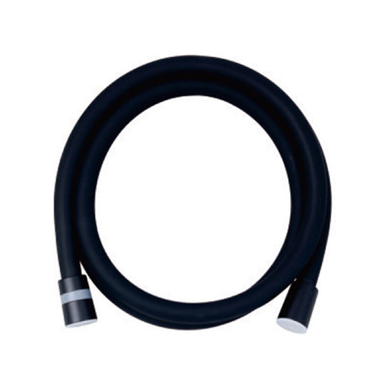 Silicone Shower Hose Black 120mm