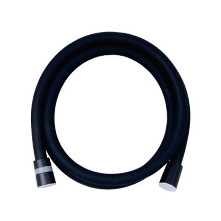 Silicone Shower Hose Black 120mm