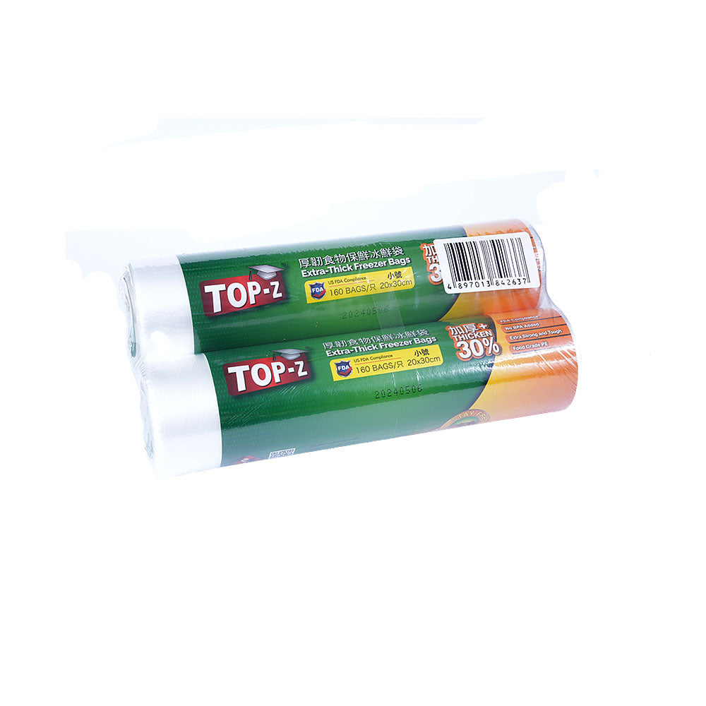 Top-Z Freezer Bag S 30X20CMx160Pc/Pack