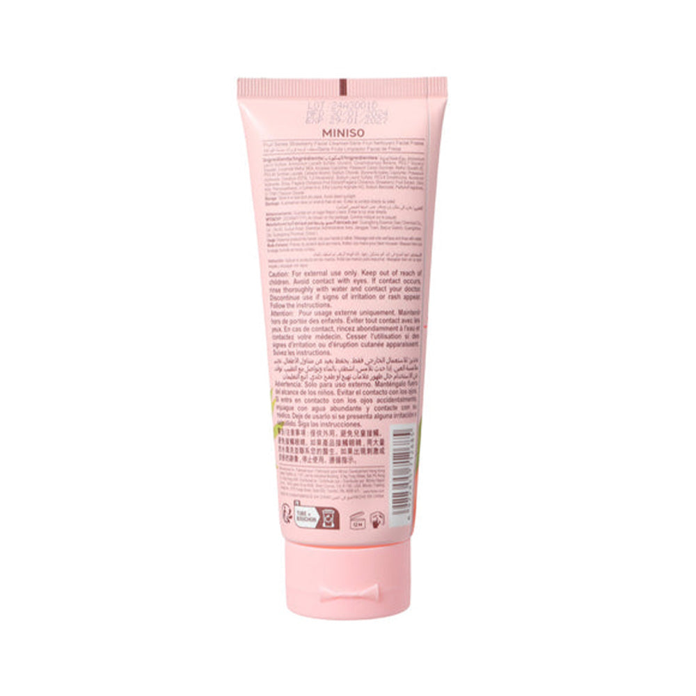 Miniso Fruit Series Strawberry Facial Cleanser 2016428010109