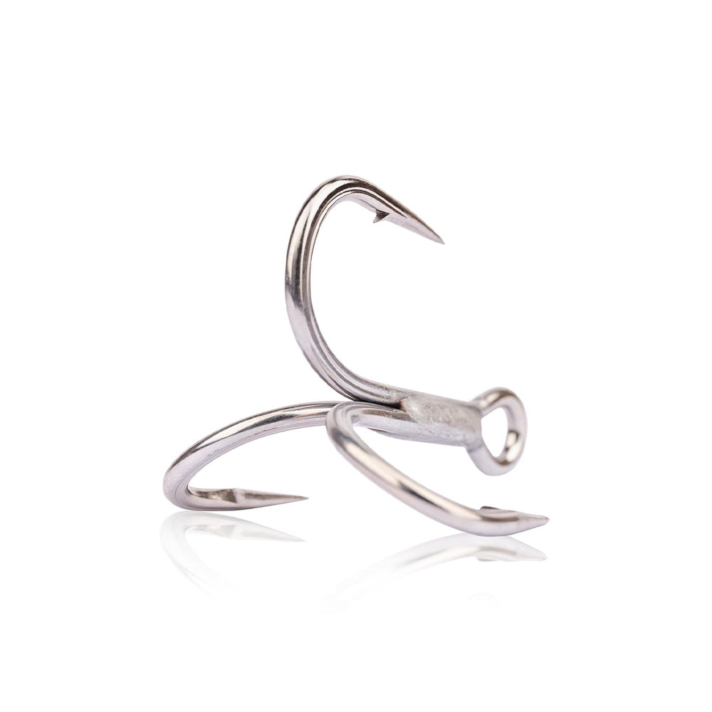 Mustad Kaiju Inline Treble Hook - 5X STRONG SIZE 3/0 35000UN