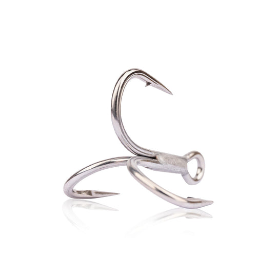 Mustad Kaiju Inline Treble Hook - 5X STRONG SIZE 3/0 35000UN