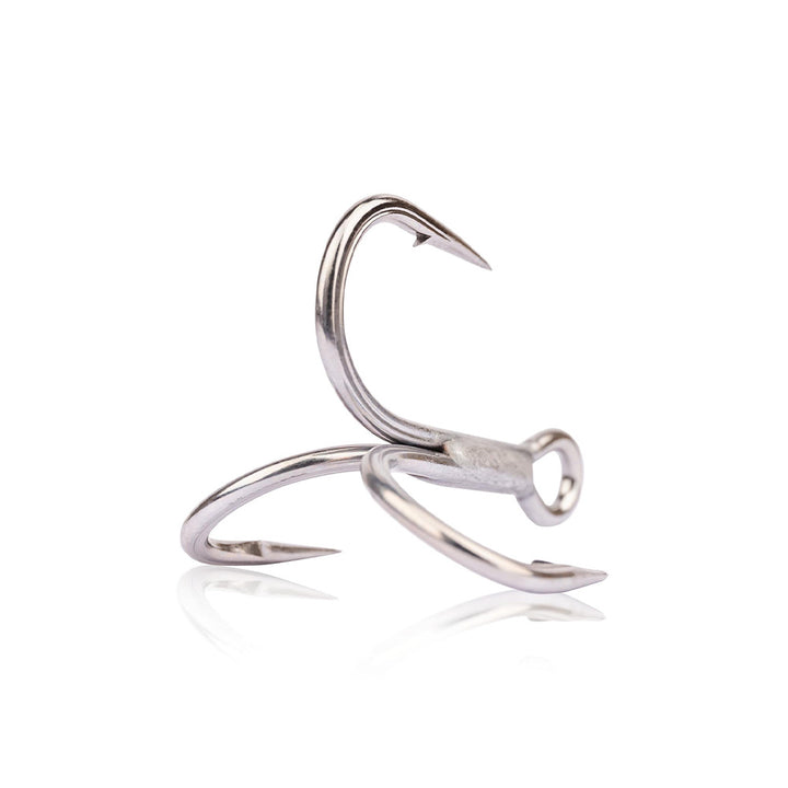 Mustad Kaiju Inline Treble Hook - 5X STRONG SIZE 2 35000UN-T