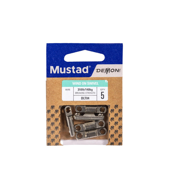 Mustad Wind On Swivel Size 5 DLT04-5-5PCS