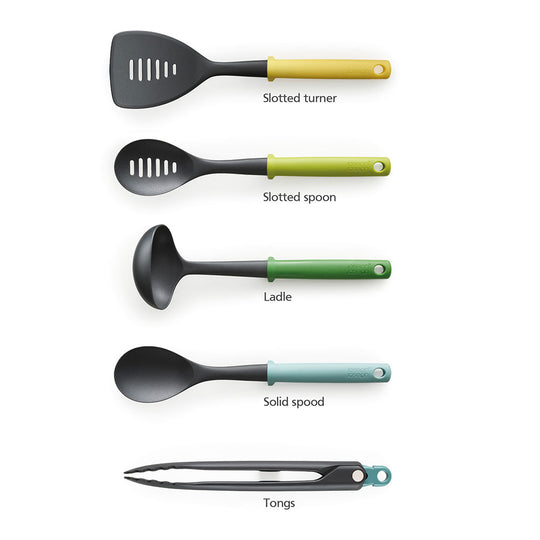 Joseph Joseph Duo 5pc Utensil Set Opal