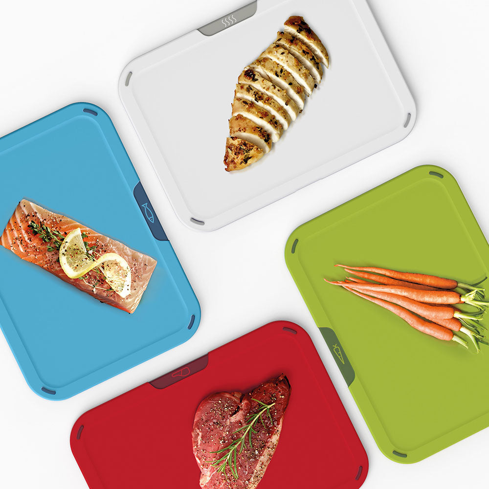 Joseph Joseph Duo Icon 4pc Chopping Board Set Mcolor