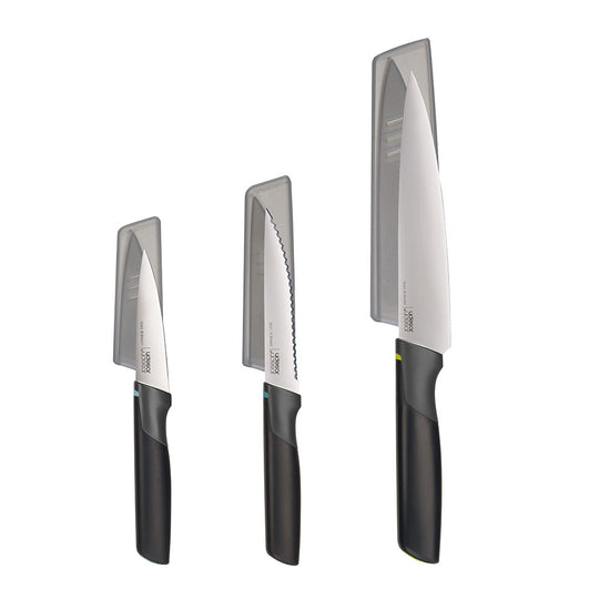 Joseph Joseph Duo 3pc Knife Set Opal