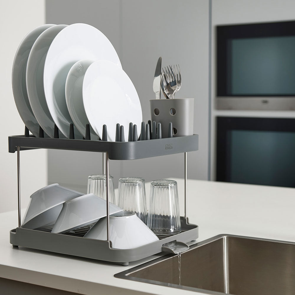 Joseph Joseph Duo 2tier Dish Rack Grey