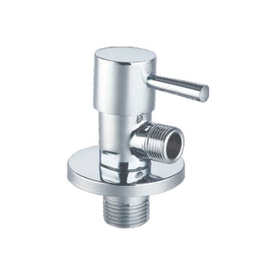 Round Angle Valve Chrome 3/8" A603-B