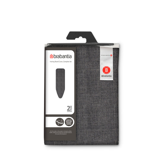 Brabantia Iron Board B Cover 8mm Foam Denim Black 130885
