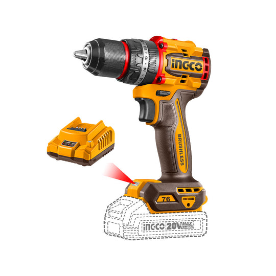 Ingco Compact Brushless Cordless Impact Drill CIDLI20768
