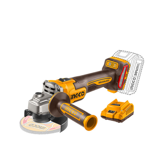Ingco Cordless Angle Grinder CAGLI261021