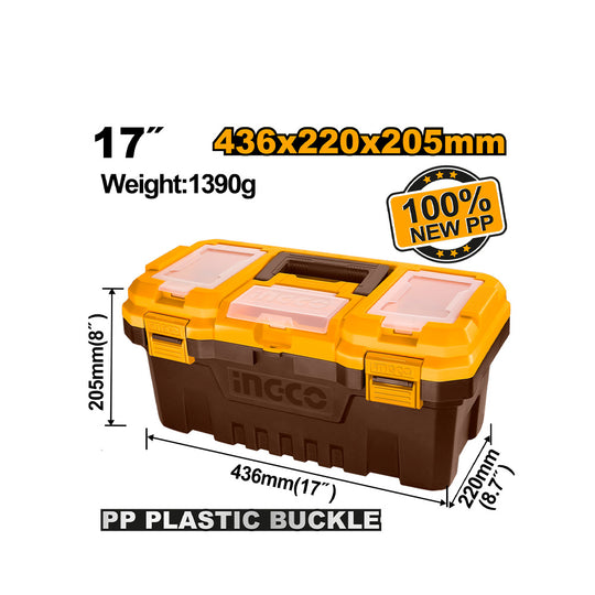 Ingco Plastic Tool Box 17'' PBX1701