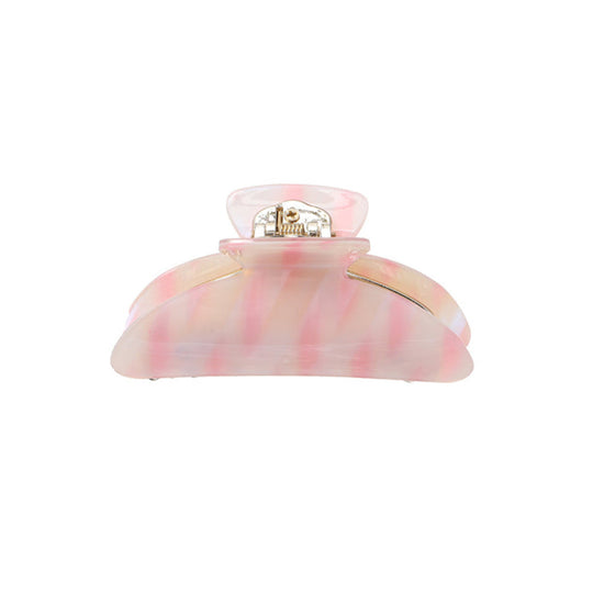 Miniso Pink Garden Patterned Hair Claw Clip 2017147810100