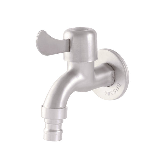 WS Stainless Steel Wall Tap W/ Hose Connector Wp-0317