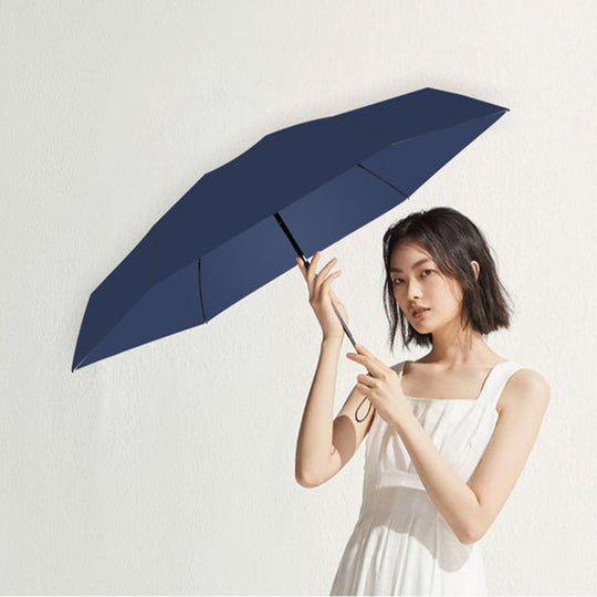Miniso Classic Solid Color Automatic Umbrella (Dark Blue) 2013488712103