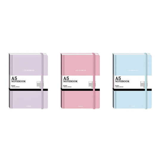 Miniso Cream Series A5 Hardcover Book (80 Sheets) 2014285710101