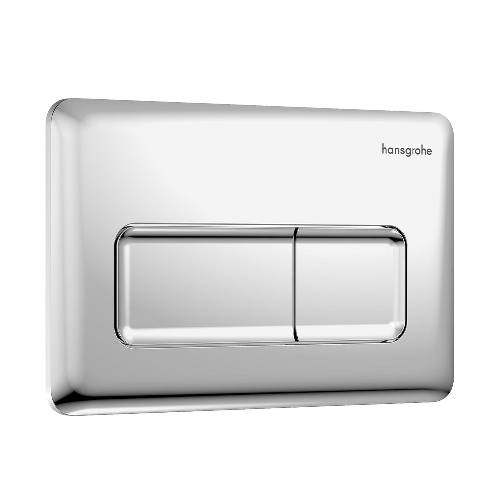 HG Flush Plate Iframe Original Q For Dual Flush Chrome 66001000