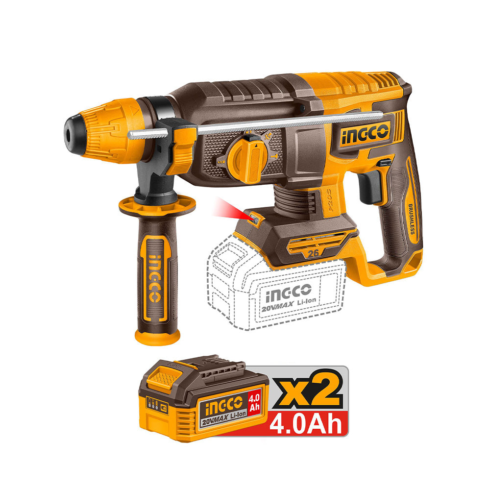 Ingco Cordless Rotary Hammer CRHLI202682