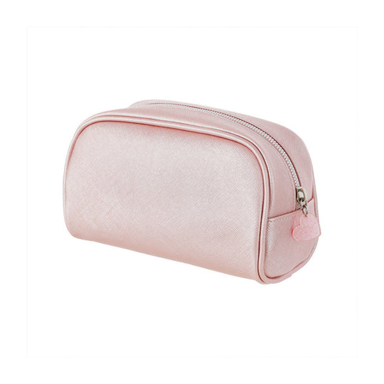Miniso Rectangular Pearlized Pink Cosmetic Bag (Pink) 2011464610108