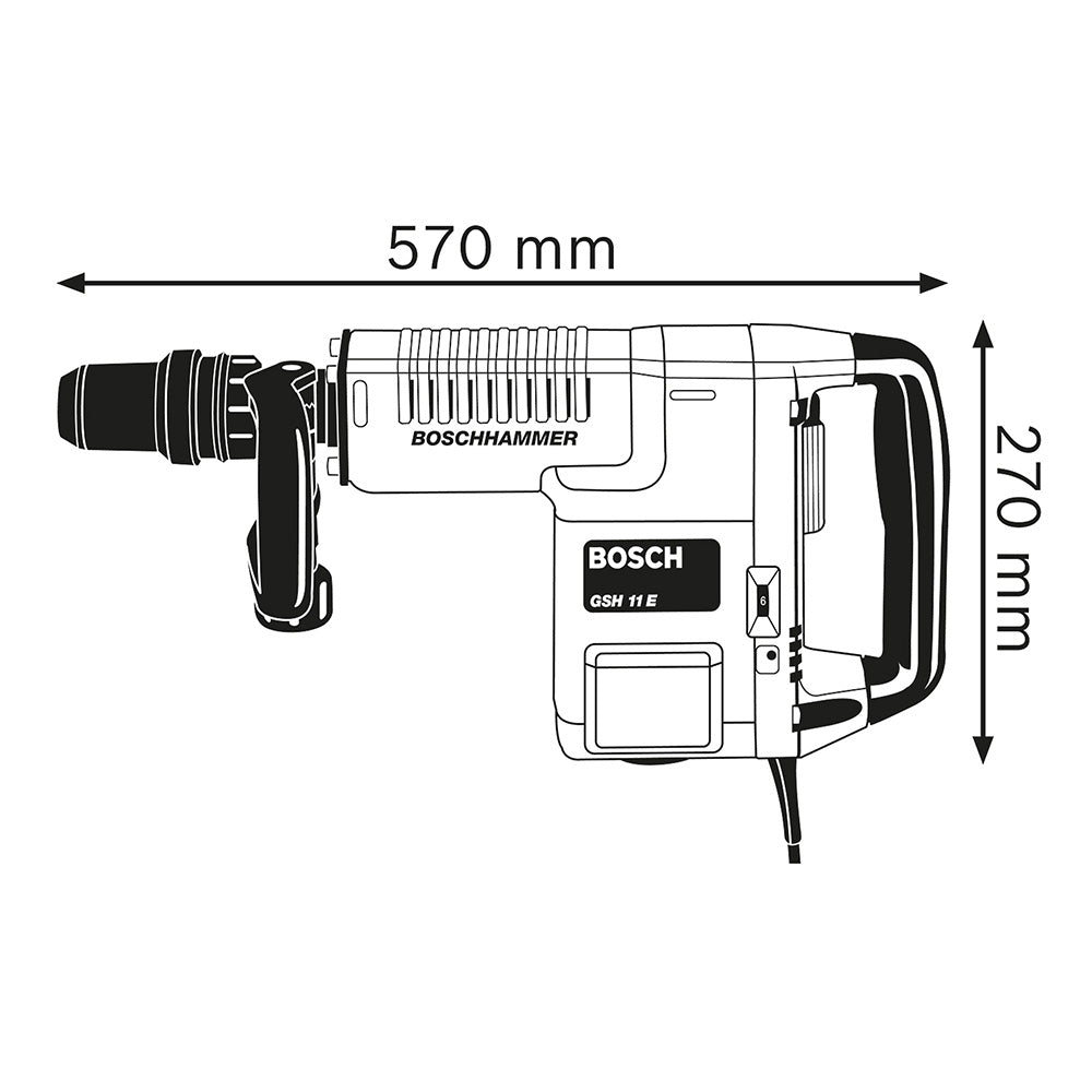 Bosch GSH 11E Demolition Hammer 0.611.316.8L1