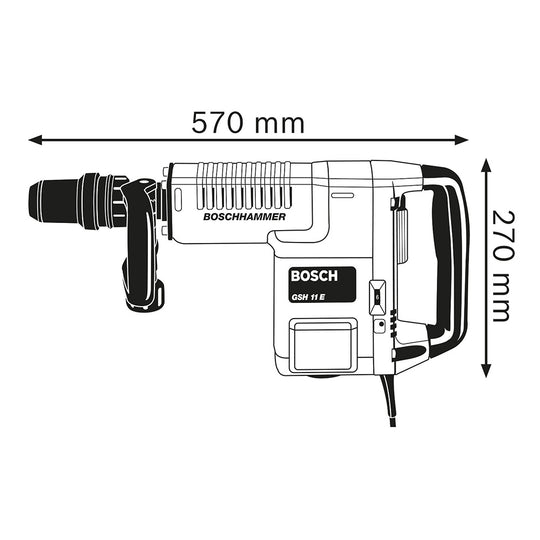 Bosch GSH 11E Demolition Hammer 0.611.316.8L1