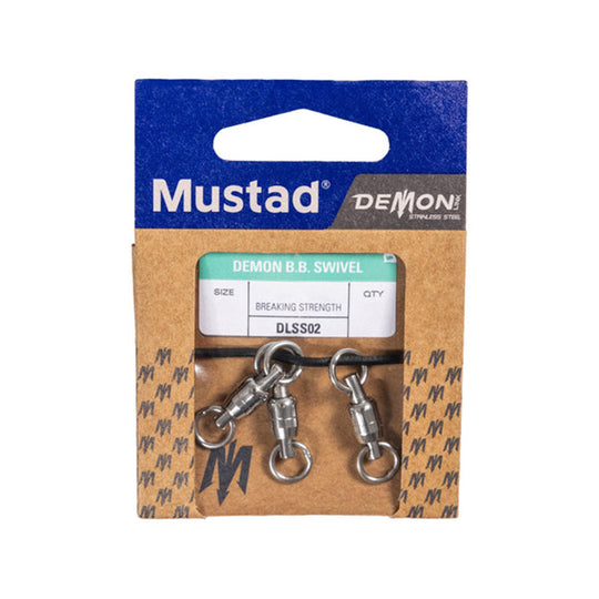 Mustad SS Ball Bearing Swivel 5 DLSS02-5-3