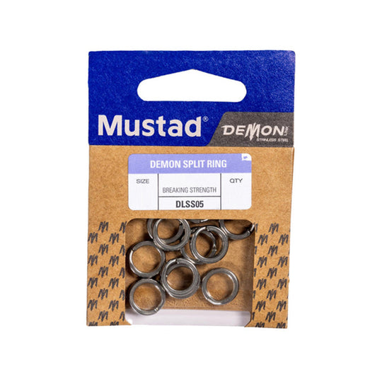 Mustad SS Power Split Ring 8 DLSS05-8-12