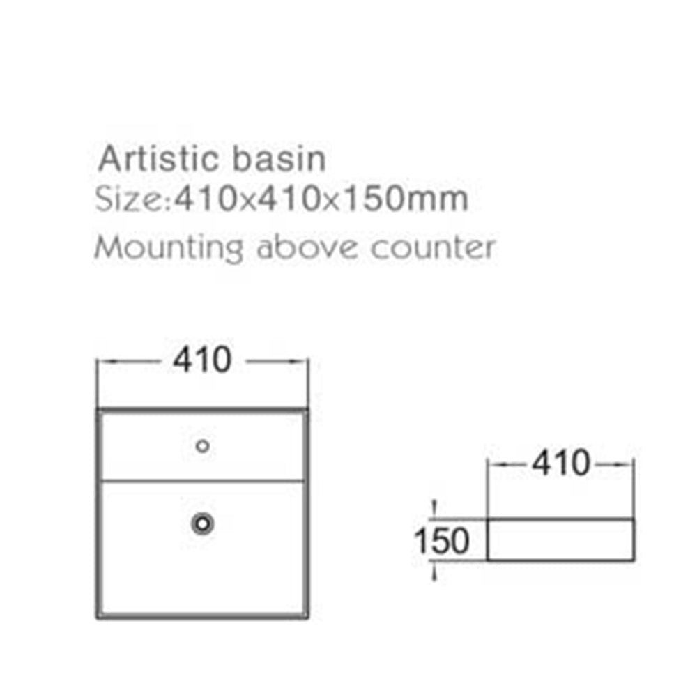 Farns Art Basin 385x385x155mm D109
