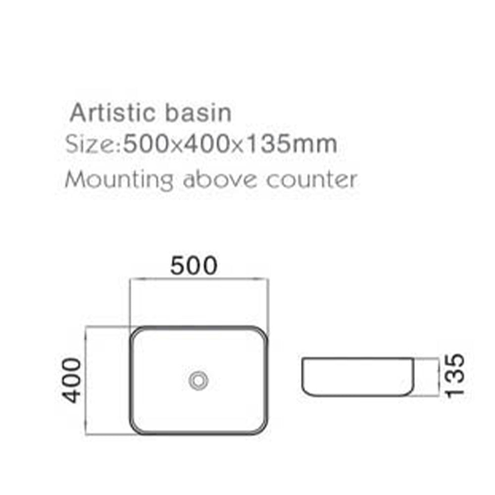 Farns Art Basin 500x400x135mm SF1206