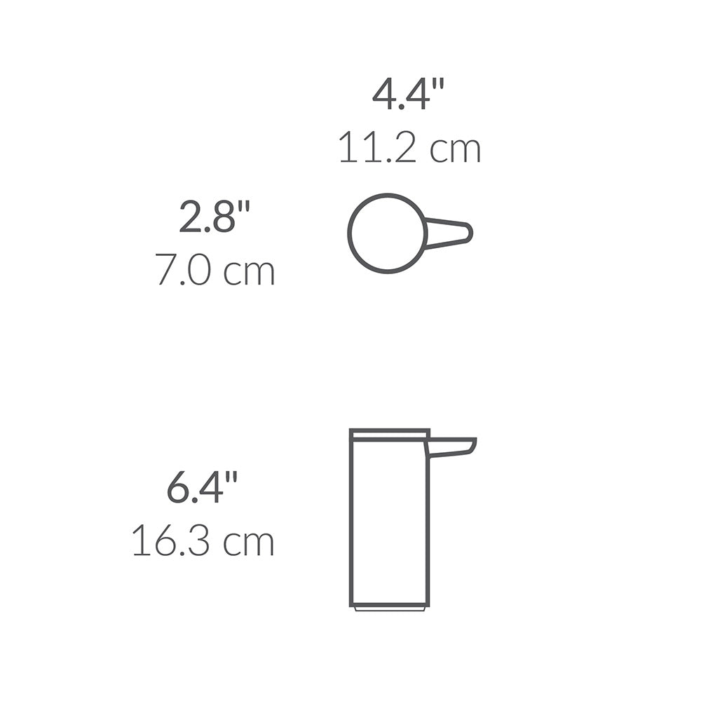 Simplehuman Liquid Sensor Pump 226ml POLISHED STEEL ST1092