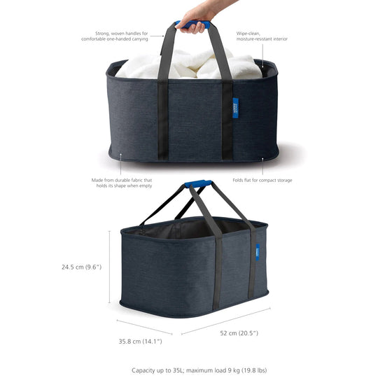 Joseph Joseph Holdall Laundry Basket (Carbon Black) 5000014