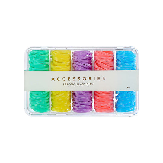 MINISO Disposable Small Rubber Band, 150 (Assorted) 2007142810106